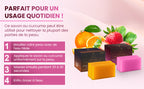 Savon Éclaircissant Naturel Curcuma & Kojique – Pack de 2 Barres aux Vitamines et Complexe Japonais